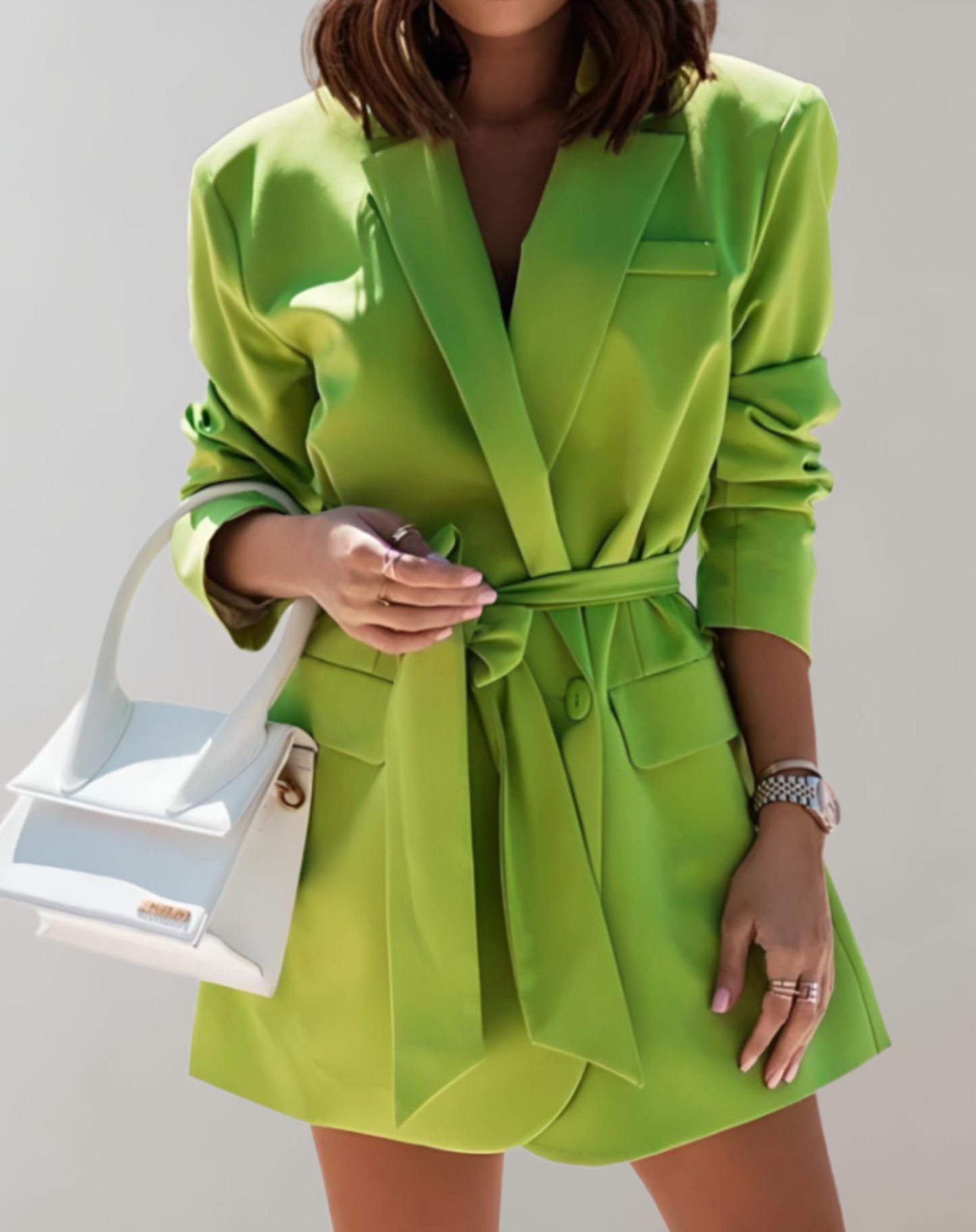 Cosette - Americana oversize con cinturón en varios colores