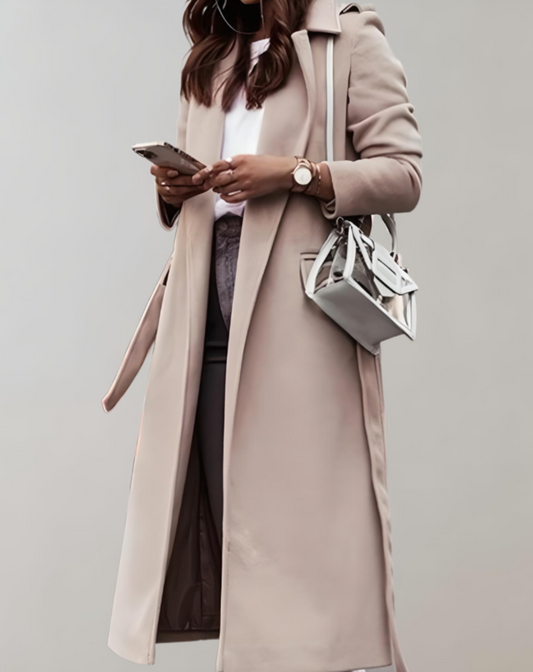 Odah Coat | Elegante abrigo oversize con cinturón