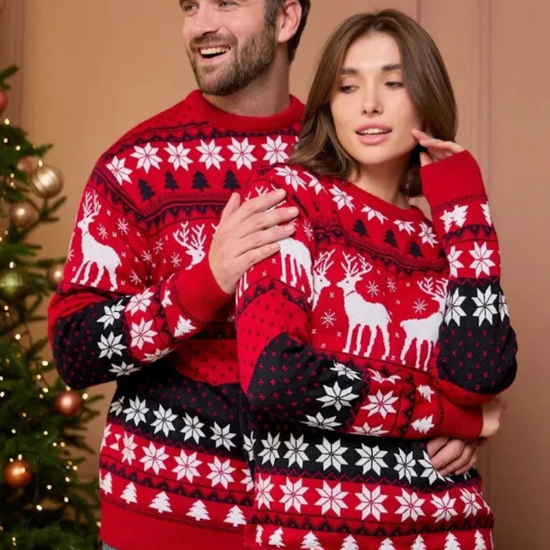 Alex & Mia | Jerseys de Navidad a juego para parejas