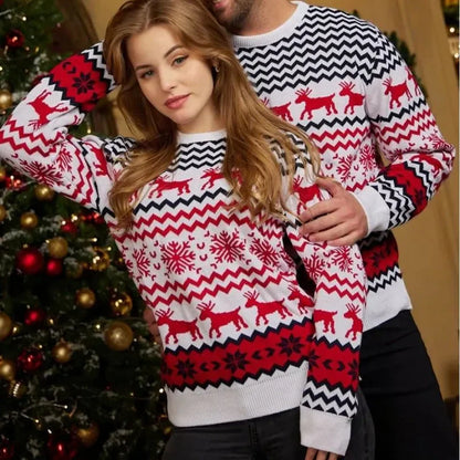 Alex & Mia | Jerseys de Navidad a juego para parejas