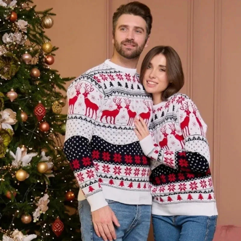 Alex & Mia | Jerseys de Navidad a juego para parejas