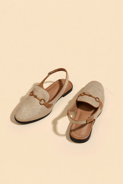 Damskie Klasyczne Mokasyny Slingback
