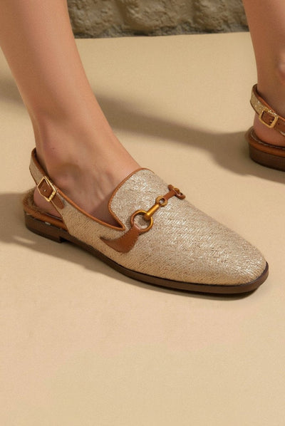 Damskie Klasyczne Mokasyny Slingback