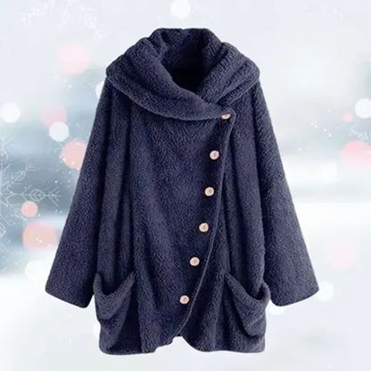 Chaqueta de invierno con capucha para mujer