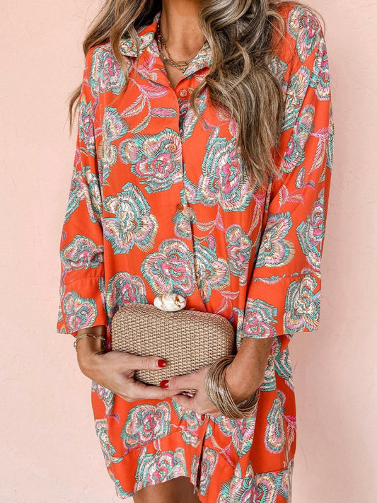 El vestido camisero mandarín