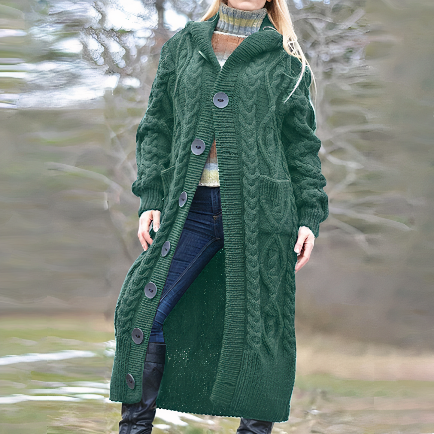 Chaqueta de punto Twist | Dara