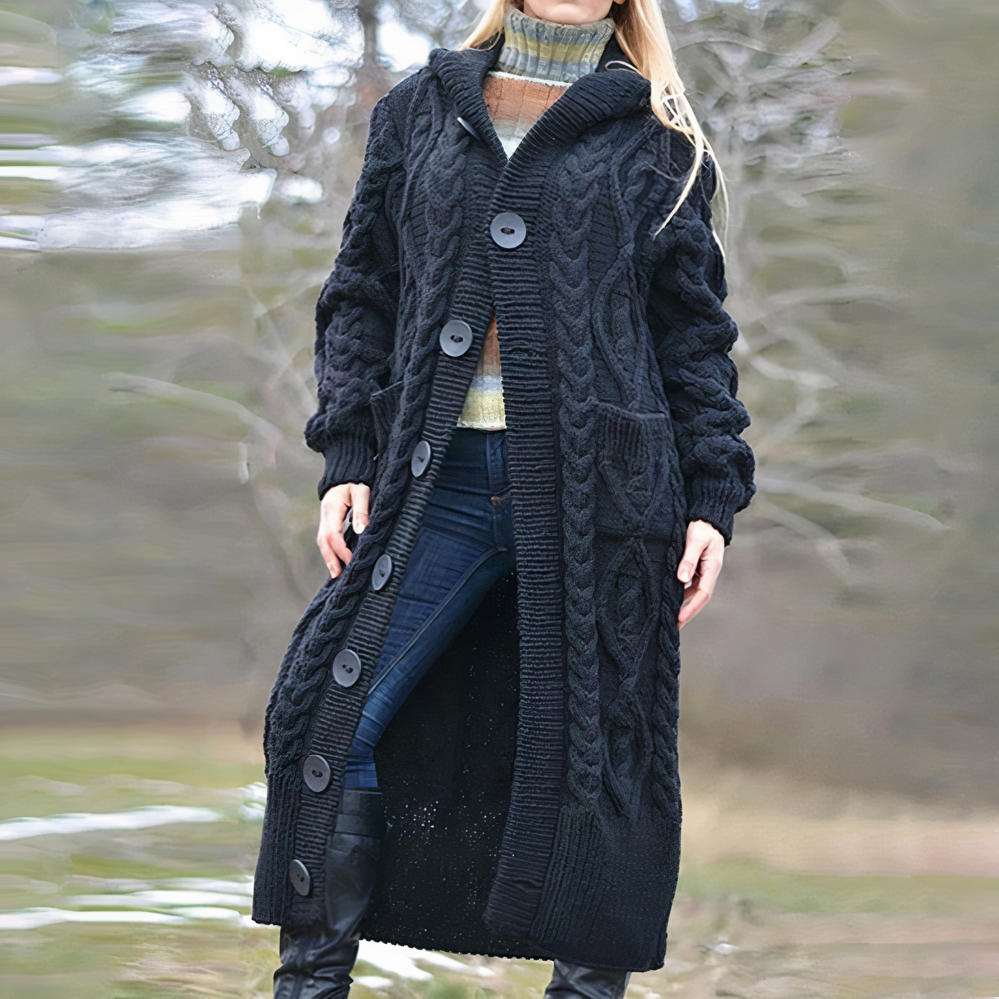 Chaqueta de punto Twist | Dara