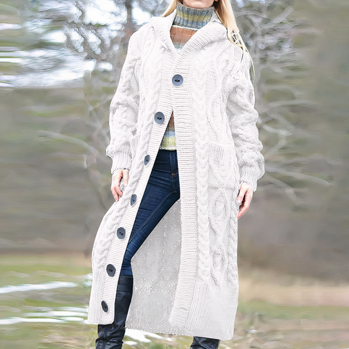 Chaqueta de punto Twist | Dara