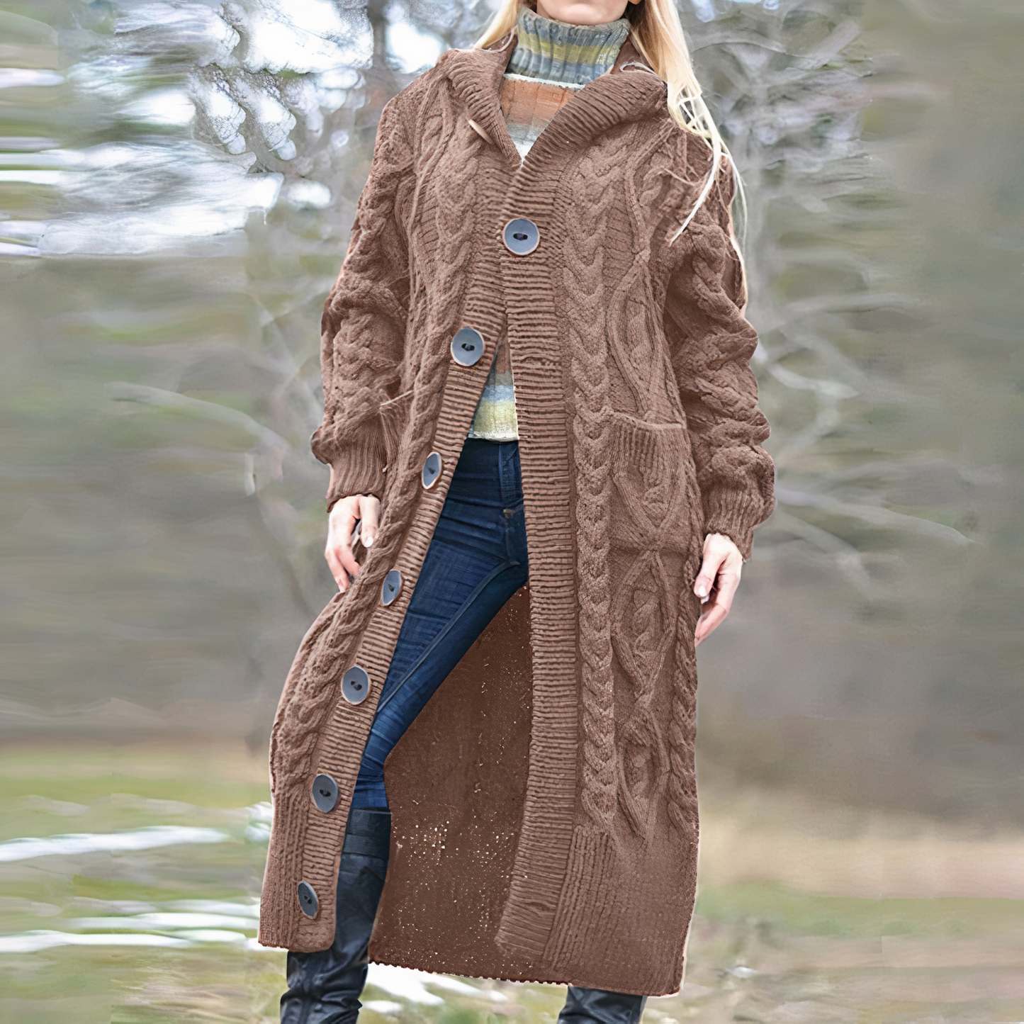 Chaqueta de punto Twist | Dara