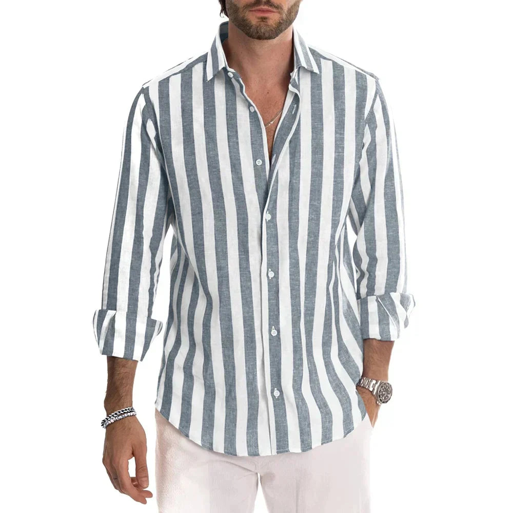 Patrick | Camisa de lino de manga larga