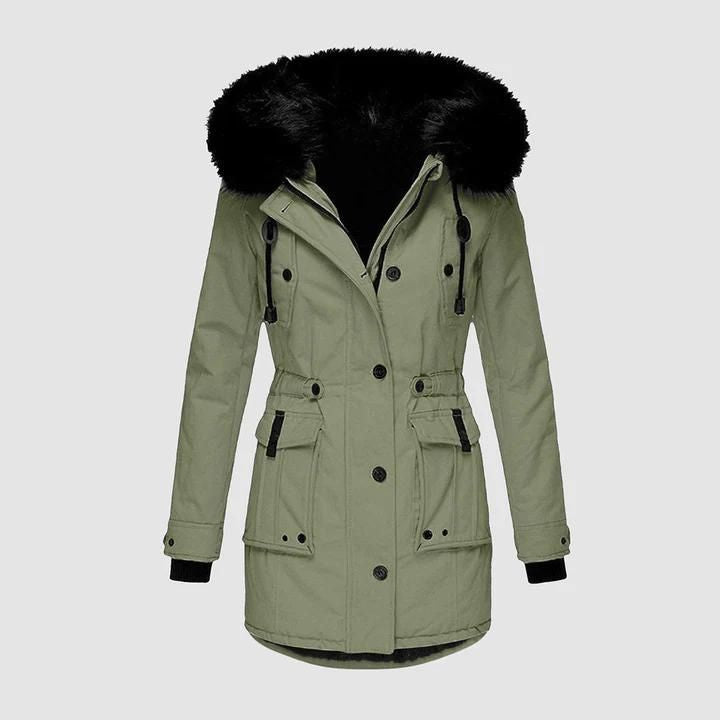 Abrigo largo de invierno para mujer | Dita