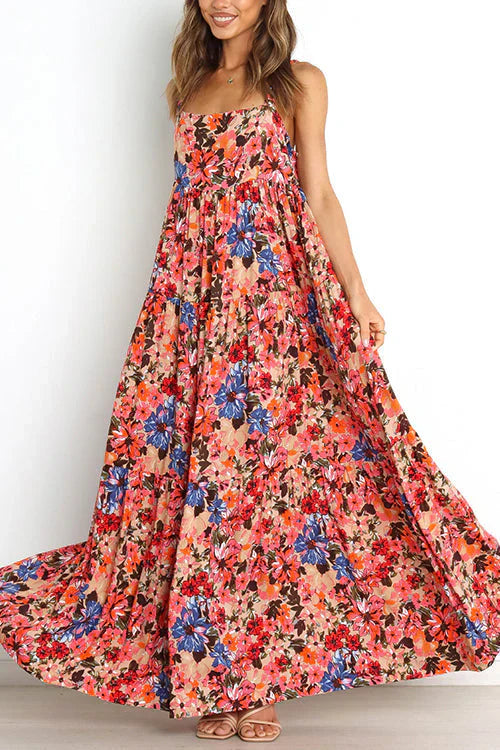 Maxi vestido floral