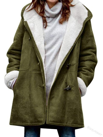 Chaqueta polar con capucha Nonchalant para mujer