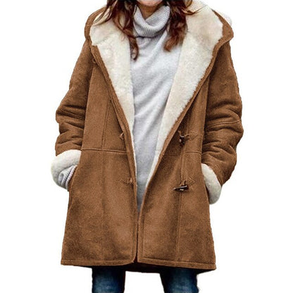 Chaqueta polar con capucha Nonchalant para mujer