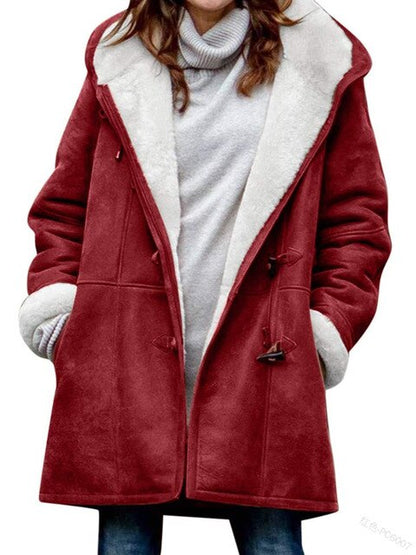 Chaqueta polar con capucha Nonchalant para mujer