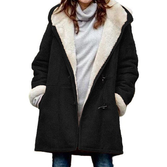 Chaqueta polar con capucha Nonchalant para mujer