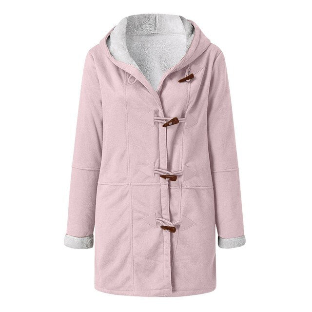 Chaqueta polar con capucha Nonchalant para mujer