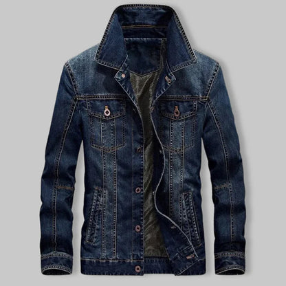 Rafael - Chaqueta - Clásica - Azul oscuro / Material de lujo - Adecuada para el día a día de los hombres