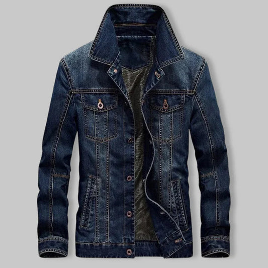 Rafael - Chaqueta - Clásica - Azul oscuro / Material de lujo - Adecuada para el día a día de los hombres