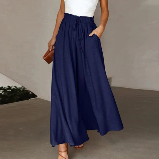 Pantalones sueltos y elegantes