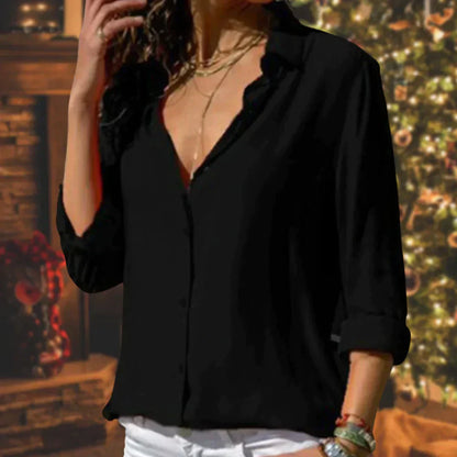 Monika - Blusa festiva para mujer - Ligera y elegante para la primavera
