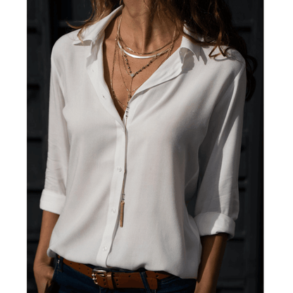 EZRA | Blusa ajustada que define lo chic