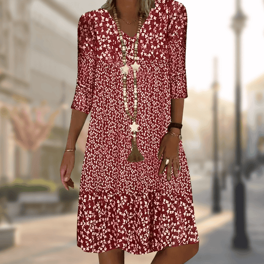 Elegante y cómodo vestido corto para uso diario
