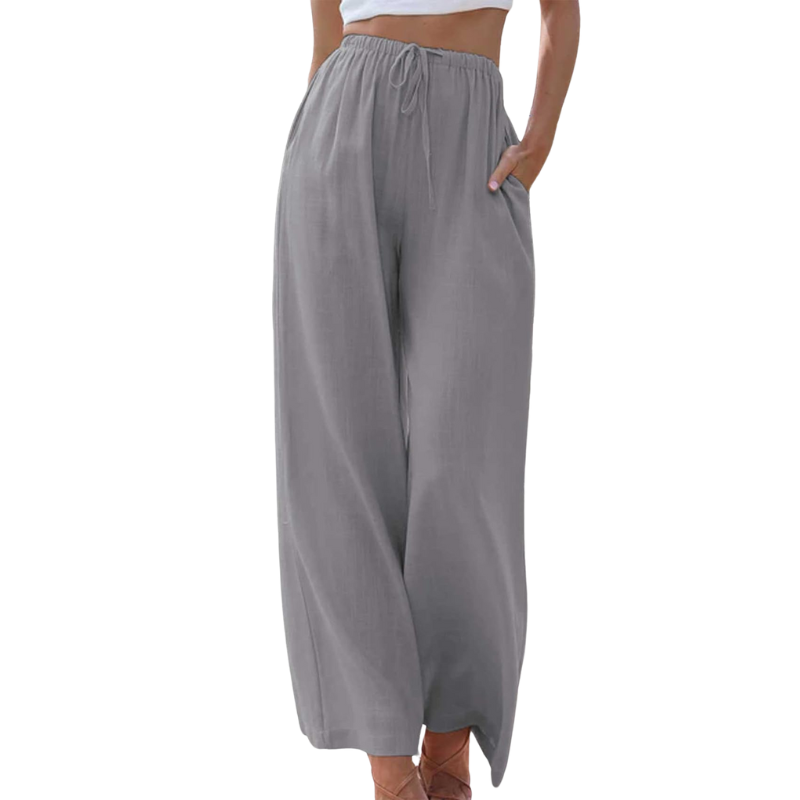 Reese - Pantalones de talle alto y pernera ancha