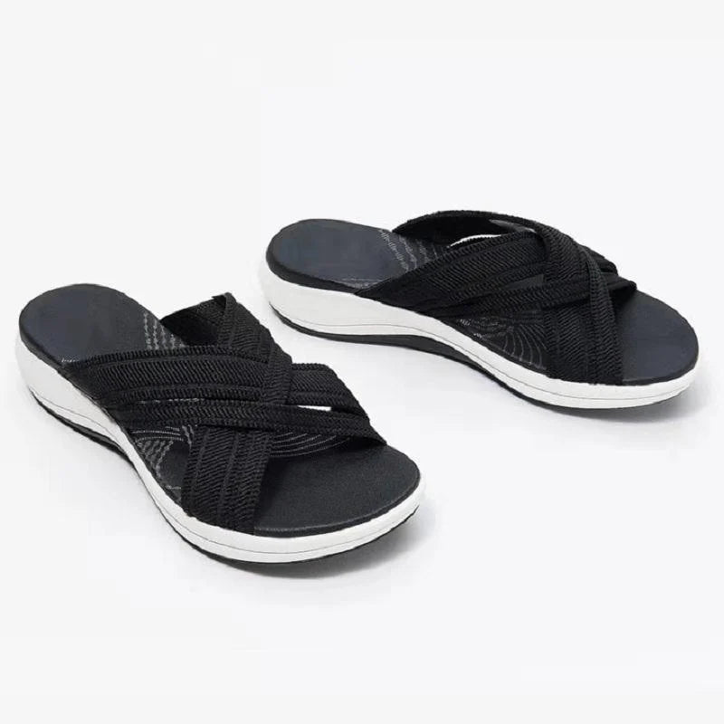Valentina® | Sandalias de plataforma para mujer con banda elástica