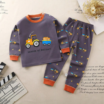 Heidi-Mode Nights Cómodo pijama infantil de dibujos animados
