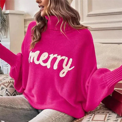 Nicole | Acogedor cuello alto navideño