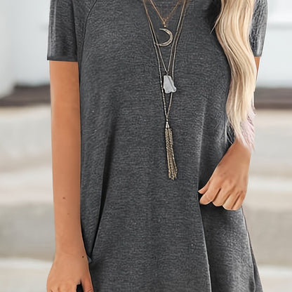 Camiseta larga lisa - Modelo largo y forma flexible para uso diario