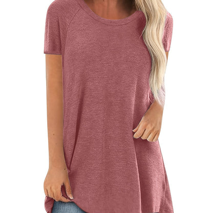 Camiseta larga lisa - Modelo largo y forma flexible para uso diario