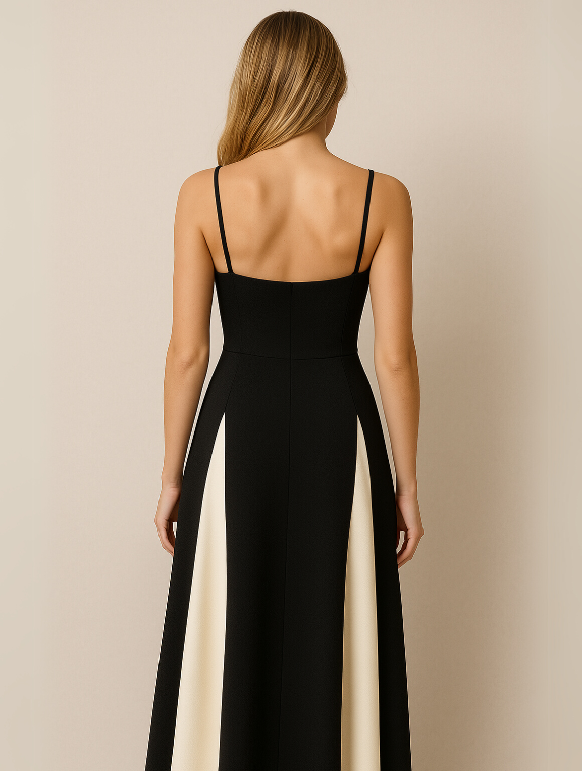 Damska Sukienka Maksy Z Dekoltem Serce