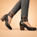 Damskie Buty Słupek Paski