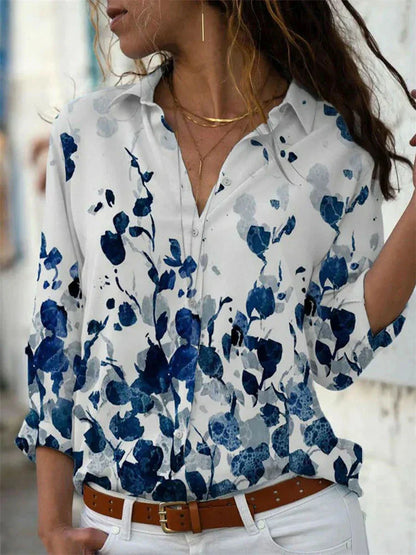 Brenda | Blusa de verano con estampado geométrico para mujer