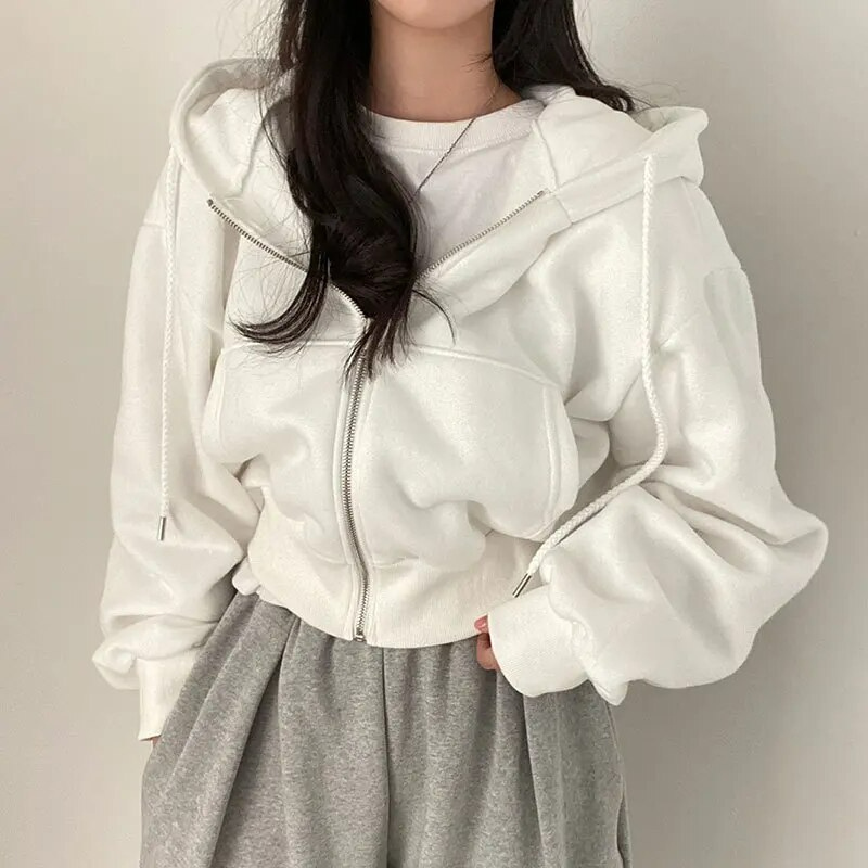 Sudadera con capucha Bella | Oversized Zip-Up Hoodie
