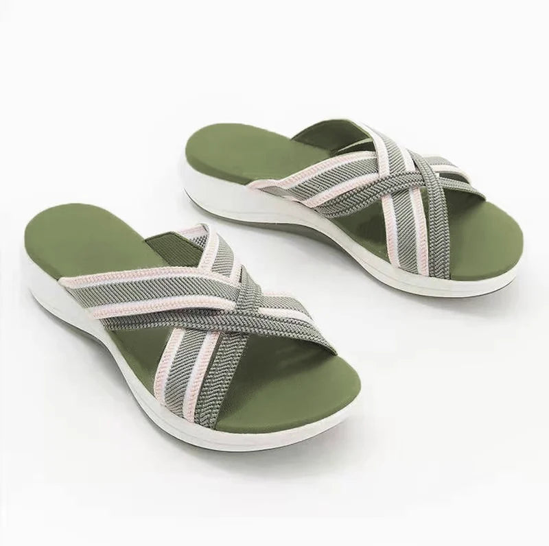 Valentina® | Sandalias de plataforma para mujer con banda elástica