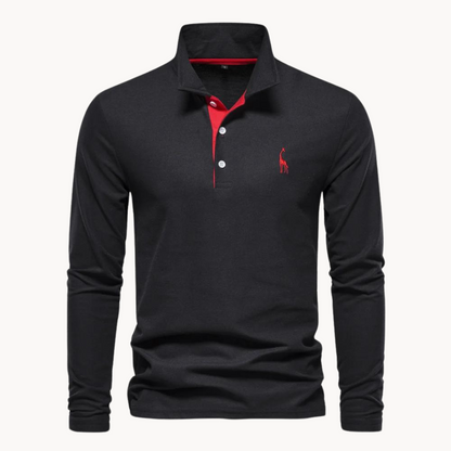 Alden | Elegante polo de manga larga