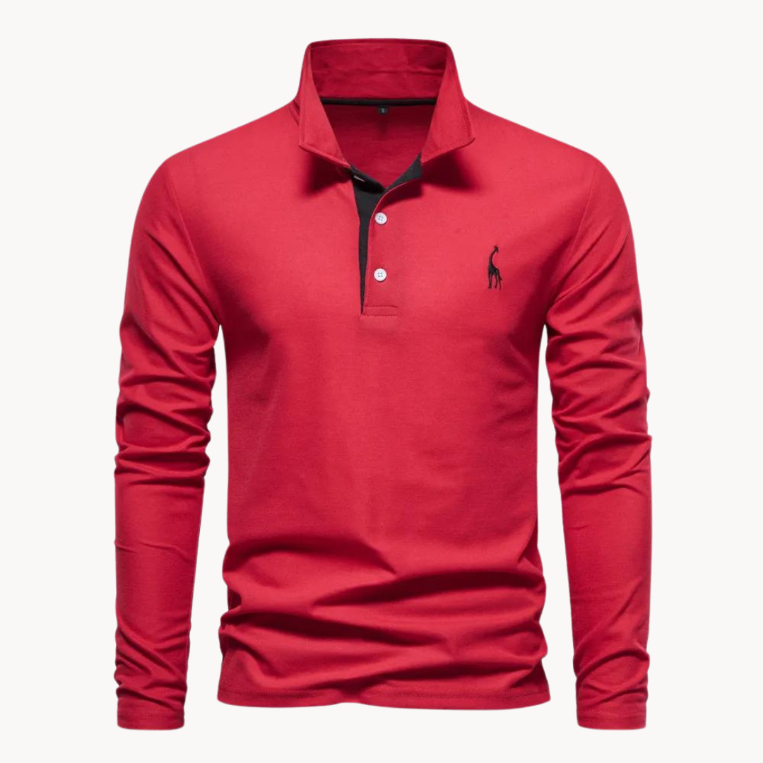 Alden | Elegante polo de manga larga