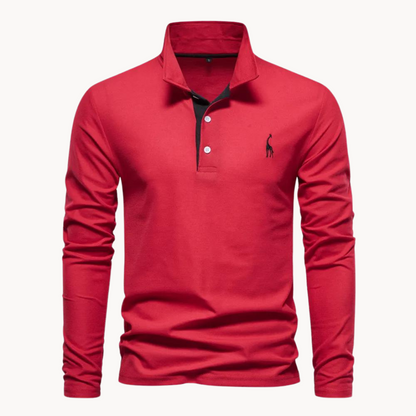 Alden | Elegante polo de manga larga
