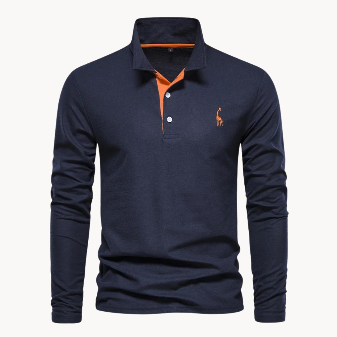 Alden | Elegante polo de manga larga