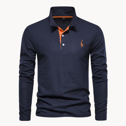 Alden | Elegante polo de manga larga