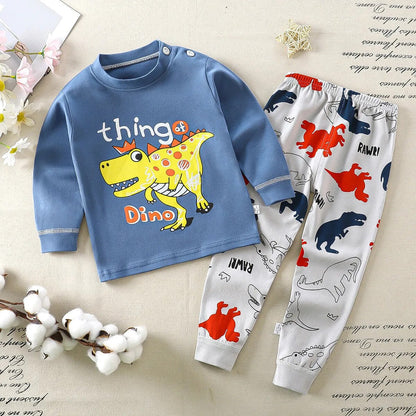 Heidi-Mode Nights Cómodo pijama infantil de dibujos animados
