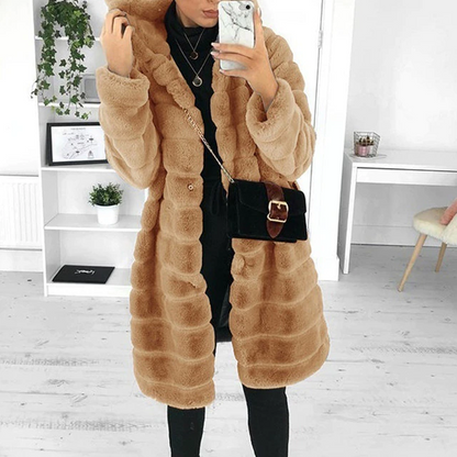 Liv™ | Abrigo grueso de invierno con capucha
