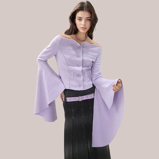 Vale | Elegante top con detalle de corsé