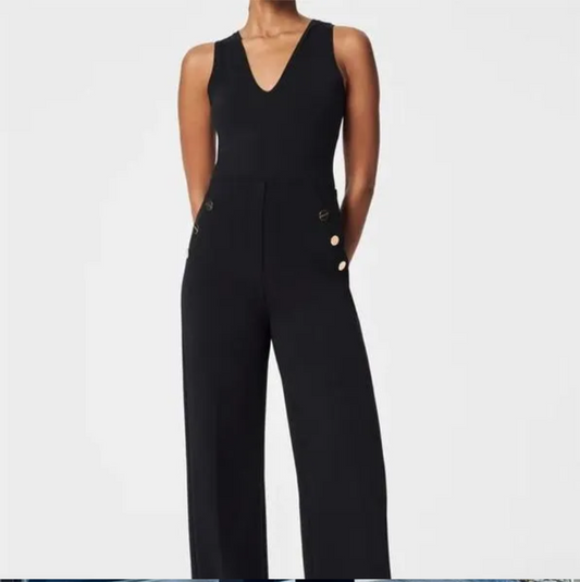 Cosima - Pantalones de pata ancha con botones