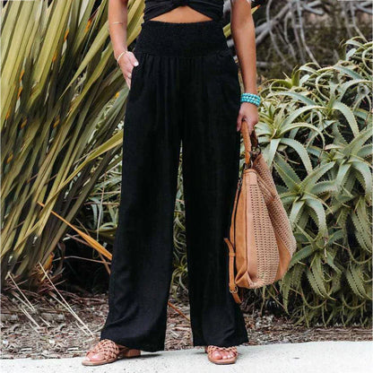 Lucia - Cómodo pantalón de pierna ancha