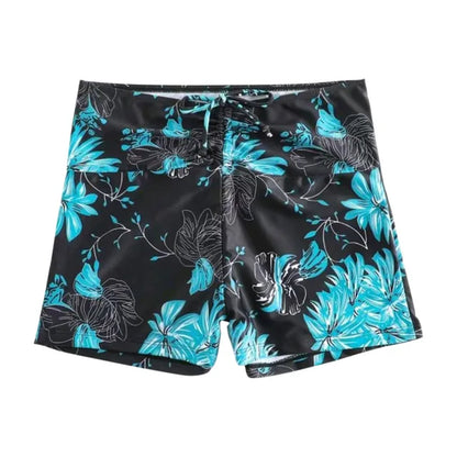 Blumena - Pantalones cortos de vacaciones con estampado de flores