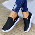 Damskie Wsuwane Sneakersy Z Zamkiem